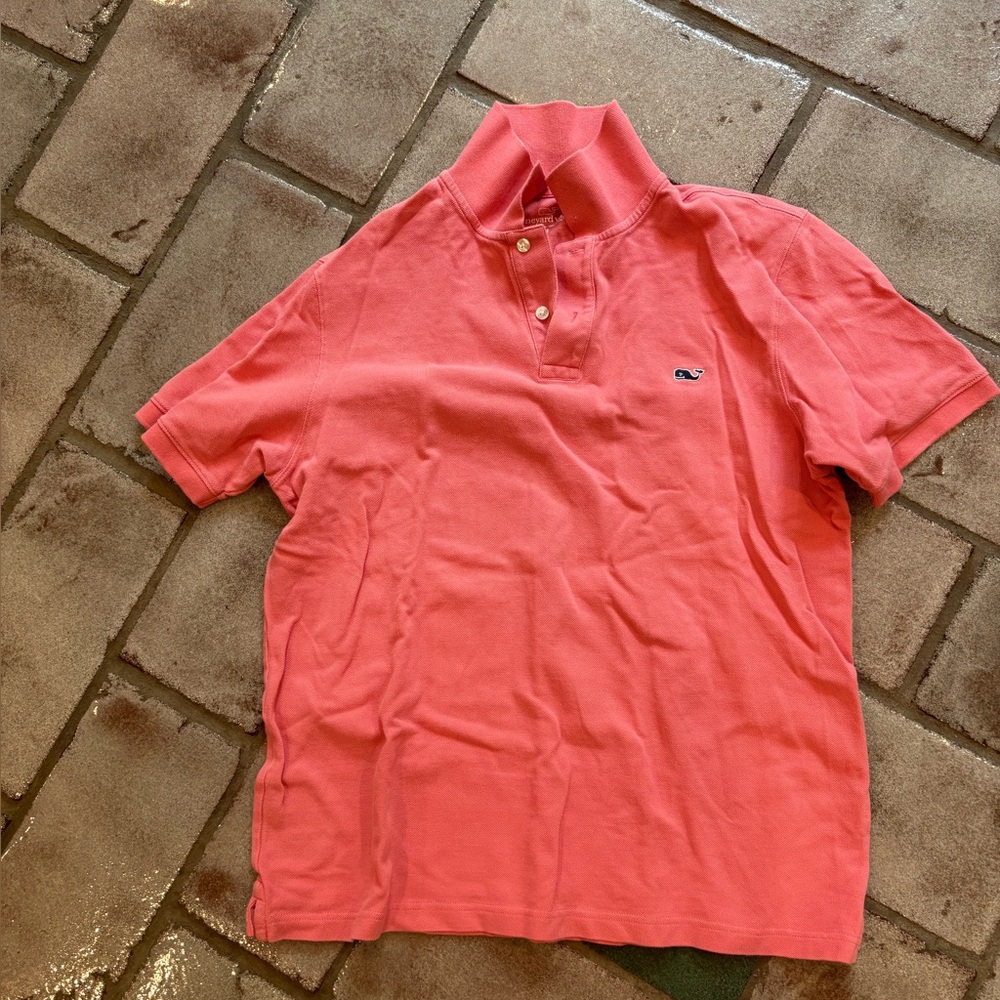 Vineyard Vines Men's coral Polo Shirt
